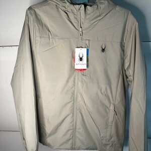 Spyder Men's Light tan Performance Jacket size medium new with tags $169 retail